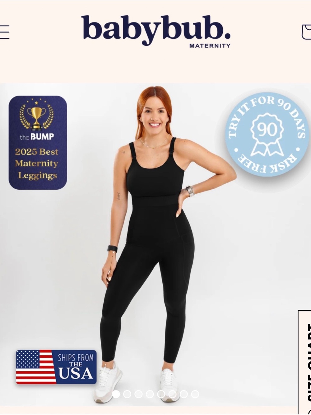 Bub's Postpartum Recovery Leggings (2 Pair) Size XL